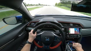 Is The 10th Gen Civic Si A Good Daily Driver POV Drive [upl. by Suirtemid858]