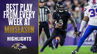 Ravens Best Play From Every Week at Midseason  Baltimore Ravens [upl. by Eugeniusz]