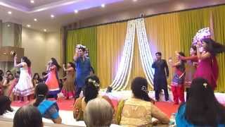 Dancing at Riddhis Sangeet  Angreji Beat Yo Yo Honey Singh [upl. by Llohcin944]