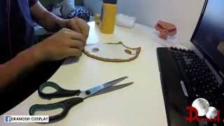 Worbla Tutorial  How to make a shoulder armor Part 2 [upl. by Oicneserc]