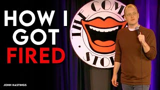 How I Got Fired From My Telemarketing Job  John Hastings  Stand Up Comedy [upl. by Orola]