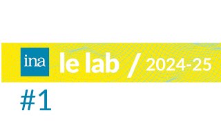 Séminaire INA le lab 2024 2025 saison 3  Conférence inaugurale  Youtube source dinfo politique [upl. by Nohtanhoj]