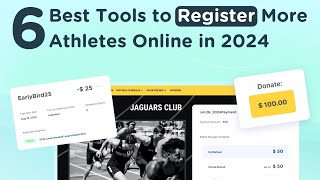 6 MustHave Tools to Register More Athletes Online in 2024 [upl. by Josefa]