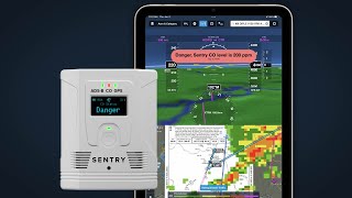 How to use the AHRS CO monitor and flight data recorder on Sentry Plus [upl. by Yemaj]