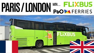 Paris to London by Bus for £30 with Flixbus amp PampO Ferries [upl. by Duong]