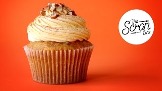 CARROT CAKE CUPCAKES  The Scran Line [upl. by Ahseiat]