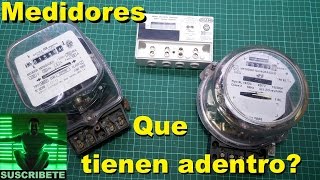 Medidores o contadores de consumo electrico vatimetros luz kwh [upl. by Hsotnas]