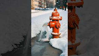 Melting Fire Hydrant Watch the Heat 🔥🚒 shorts melting [upl. by Riedel]