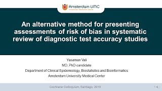 An alternative method for presenting risk of bias assessments in DTA reviews [upl. by Dotti]