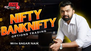 Live trading Banknifty nifty Options  Nifty Prediction Live SagarNaikWS [upl. by Allesiram388]