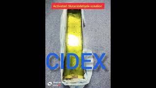 Activated Glutaraldehyde solution CIDEXClinicallife [upl. by Gideon]