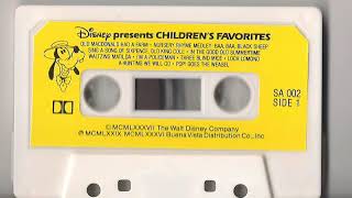 Disney Childrens Favorites Cassette Tape [upl. by Llennej430]