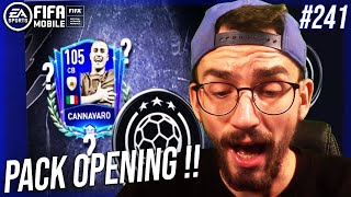 OMG  CANNAVARO ICON PACK OPENING  😱🔥 FIFA MOBILE 22 241 [upl. by Adnilab]