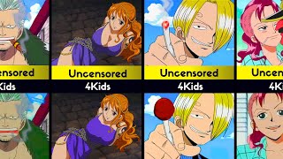 One Piece Censorship Comparison [upl. by Brownley]