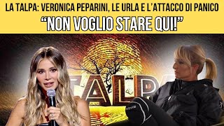 VERONICA PEPARINI IN LACRIME A LA TALPA IL PANICO IL SUPPORTO DI ANDREAS E IL RISCATTO [upl. by Yelsel722]