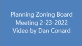 Runnemede Planning Zoning Board Meeting 2 23 2022 [upl. by Dexter]