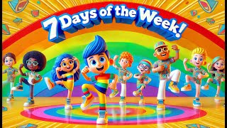 Days of the Week  Seven Days Kids Activity Song  Little Vibes TV [upl. by Otrebilif]