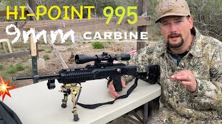 HiPoint 995 9mm Carbine Rifle Target Practice [upl. by Saum]