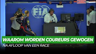 Waarom worden F1 coureurs gewogen na afloop van een race  Formule 1 FactChecker [upl. by Aretina922]