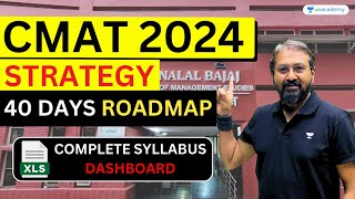 CMAT 2024 Strategy 40 Days Roadmap  Ronak Shah cmat2024 [upl. by Aldin380]