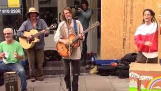 Millionaires  Phat Bollard  Busking in Bath Best Vid of this [upl. by Anestassia]