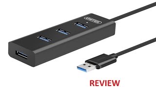 UNITEK USB 30 4Port Portable Hub Review [upl. by Abehsile308]