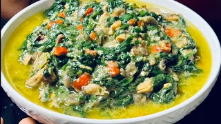 COMMENT CUISINER LES ÉPINARDS VERTS SANS BICARBONATE  LÉGUME VERT CONGOLAISE À LA CUISINE [upl. by Enitsyrk617]