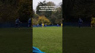 Saturday 2nd November Essex senior league Stansted fc 0 Barking fc 1 [upl. by Pirozzo]