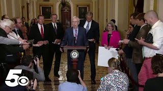 Mitch McConnell experiences health scare [upl. by Sirrap597]