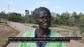 Transforming lives with a sand dam road crossing  hear from farmer Joseph Vaati [upl. by Zoila]