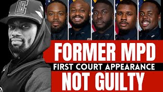 NOT GUILTY ALL Former Memphis Police Officers Plead [upl. by Enilraep548]