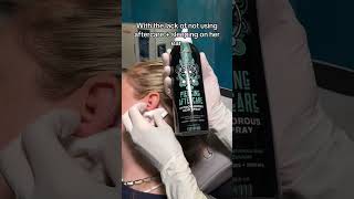 Avoid piercing bumps with Base Laboratories Piercing Aftercare Spray for a safer healing process [upl. by Soane576]