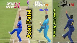 Axar Patel bowling comparison  iamsravan [upl. by Llevert]