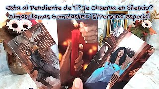 ✨Te Observa en Silencio🧐Necesita Saber de Ti🫣Aquí la Razón de Eso🔮Almas LlamasExs❤️‍🔥 tarot [upl. by Yxel]