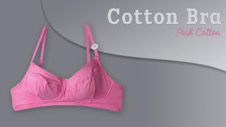 Body Baby Pink Wireless Cotton Bra nonwiredbra brabra wirelessbra [upl. by Bohlen]