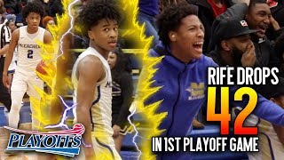 quotHE CANT GUARD MEquot Sharife Cooper EXPLODES For 42 in 1st RD Playoff Game [upl. by Nylknarf]