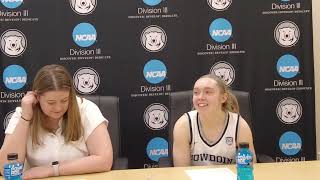 Bowdoin PostGame Interview 2024 NCAA First Round [upl. by Jelsma]