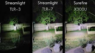 Comparing the Surefire X300U Streamlight TLR3 and TLR7 [upl. by Emerej]