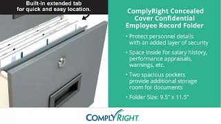 Concealed Cover Employee Record Folder [upl. by Pammi888]