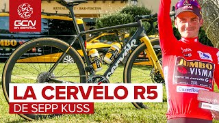 La Cervélo R5 de Sepp Kuss Equipo JumboVisma de la Vuelta a España [upl. by Skcirdnek]