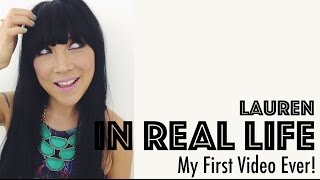 MY FIRST VIDEO EVER  Lauren In Real Life [upl. by Rhtaeh]