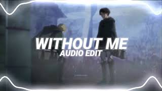 without me  halsey edit audio [upl. by Ambrosane77]