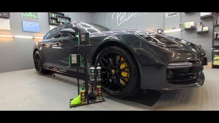 Carcleaning  Detailing met Piet  Porsche Panamera Turbo S Hybrid [upl. by Stacee]