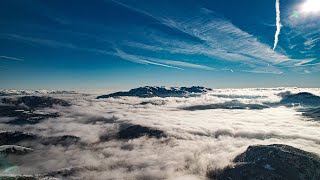 Bjelasnica on a winter morning  Bosnia and Herzegovina  4K Aerial Cinematic Drone Video [upl. by Corilla]