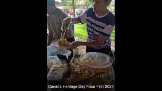 Canada Heritage Day Food Fest 2024 canada heritageday heritagefestival foodfestival lethbridge [upl. by Elleinod262]