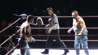 BUSHWHACKER LUKE WILLIAMS WRESTLING LIVE AT RAPDIS THEATER IN NIAGARA FALLS NY 111711 [upl. by Dov779]