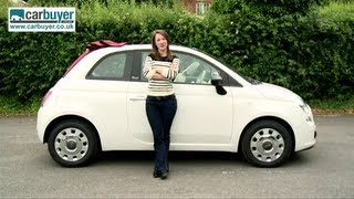 Fiat 500C convertible review  CarBuyer [upl. by Javler111]