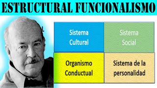 Estructural funcionalismo  Talcott Parsons [upl. by Naves]