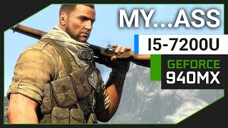 Sniper Elite 3  Nvidia Geforce 940MX  i5 7200U [upl. by Auohp]