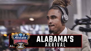 Follow Alabama as the Crimson Tide arrives at the Superdome for CFP semifinal against Clemson [upl. by Fonzie109]